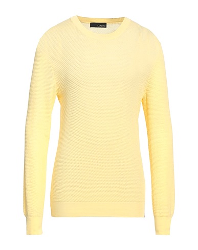 LARDINI Jumper Yellow 100% Cotton
