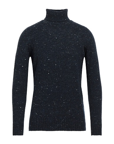 DRUMOHR Polo neck Midnight blue 68% Virgin Wool, 29% Cashmere, 3% Polyamide