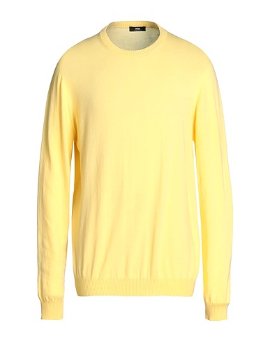 ALPHA STUDIO Jumper Pastel yellow 85% Cotton, 15% Cashmere