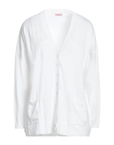 ROSSOPURO Cardigan White 100% Cotton
