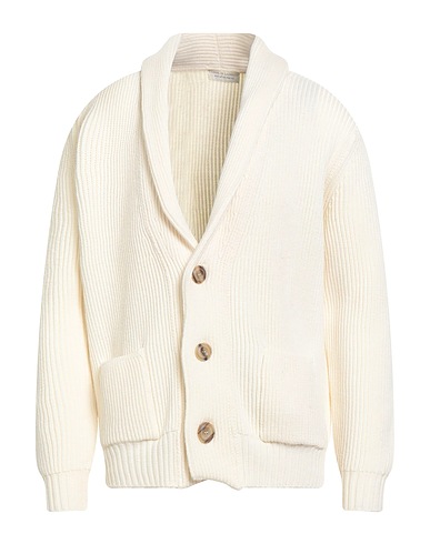 FILIPPO DE LAURENTIIS Cardigan Ivory 100% Merino Wool