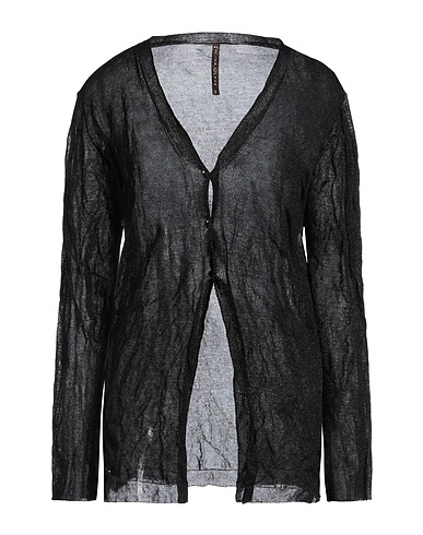 MANILA GRACE Strickjacke Schwarz 72% Baumwolle, 28% Metallfaser