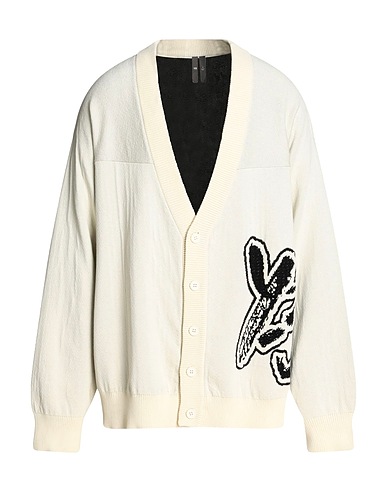 Y-3 Cardigan Off white 54% Polyester, 44% Lyocell, 2% Polypropylene