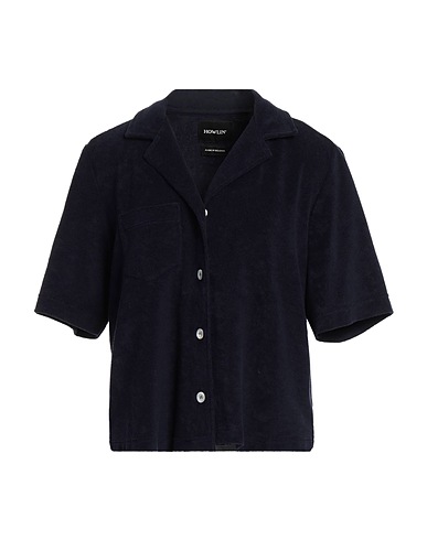 HOWLIN' Camicie e bluse tinta unita Blu notte 80% Cotone, 20% Poliestere