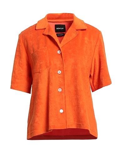 HOWLIN' Solid colour shirts & blouses Orange 80% Cotton, 20% Polyester