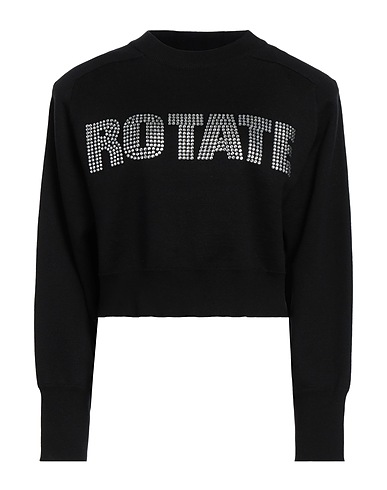 ROTATE BIRGER CHRISTENSEN Jumper Black 95% Organic cotton, 5% Cashmere