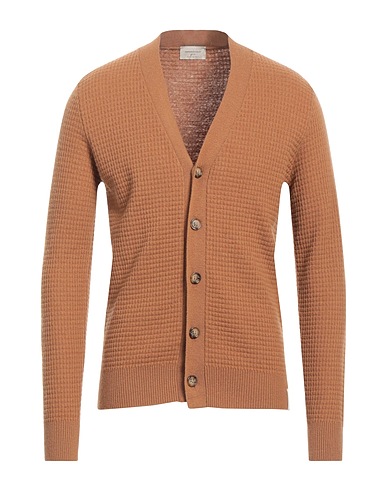 BROOKSFIELD Cardigan Camel 100% Virgin Wool