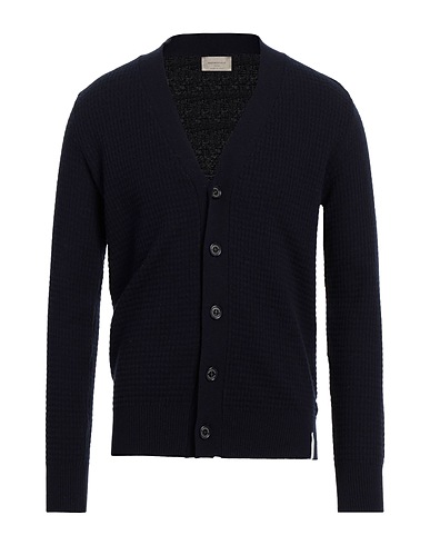 BROOKSFIELD Cardigan Navy blue 100% Virgin Wool
