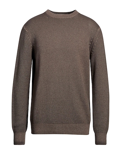 FILIPPO DE LAURENTIIS Jumper Khaki 75% Merino Wool, 15% Silk, 10% Cashmere