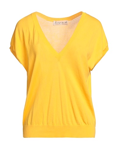 PDR PHISIQUE DU ROLE Jumper Yellow 100% Cotton
