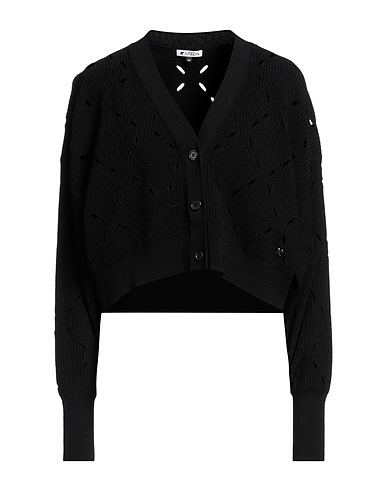 KRIZIA Strickjacke Schwarz 83% Viskose, 17% Polyamid