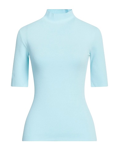 SPORTMAX タートルネック スカイブルー レーヨン 83% / ポリエステル 17%