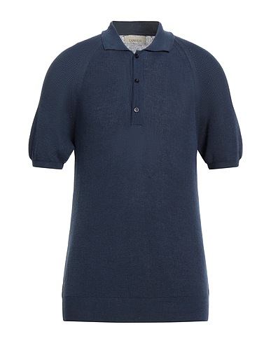 LANEUS Pullover Blu notte 100% Cotone