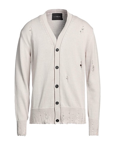 JOHN RICHMOND Cardigan Light grey 100% Cotton