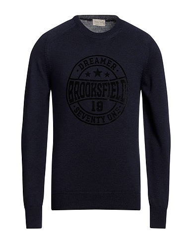 BROOKSFIELD Sweater Midnight blue 100% Virgin Wool