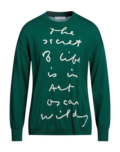 JW ANDERSON Pullover Verde smeraldo 100% Lana Merino