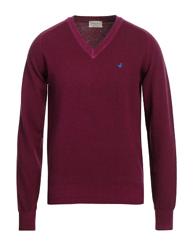 BROOKSFIELD Jumper Plum 100% Virgin Wool