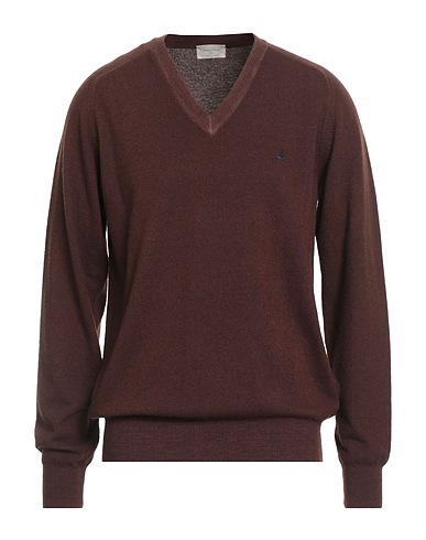 BROOKSFIELD Pullover Cioccolato 100% Lana Vergine