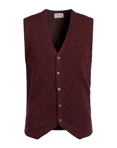 BROOKSFIELD Cardigan Plum 90% Virgin Wool, 10% Polyamide