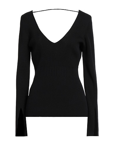 NOTES DU NORD Pullover Nero 63% Viscosa, 37% Nylon