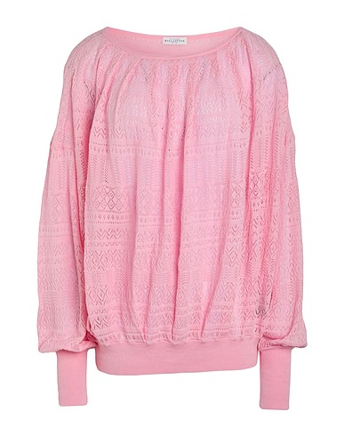 BALLANTYNE Jumper Light pink 100% Cotton