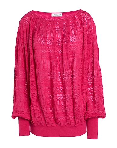 BALLANTYNE Pullover FUCSIA 100% Coton