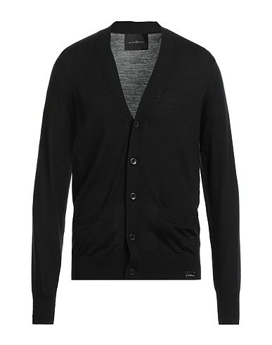 JOHN RICHMOND Cardigan Black 50% Merino Wool, 50% Acrylic