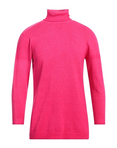 ROSSOPURO Polo neck Fuchsia 90% Wool, 10% Cashmere