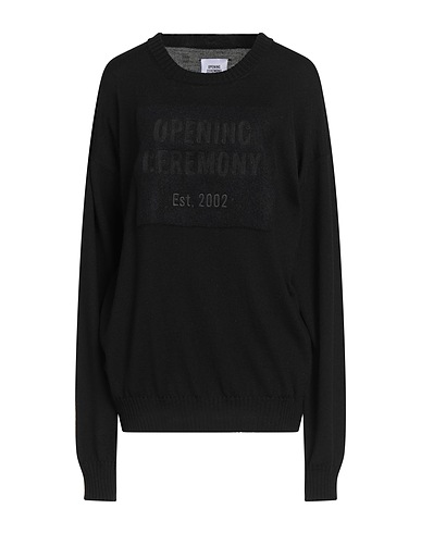 OPENING CEREMONY Pullover Schwarz 100% Merinowolle