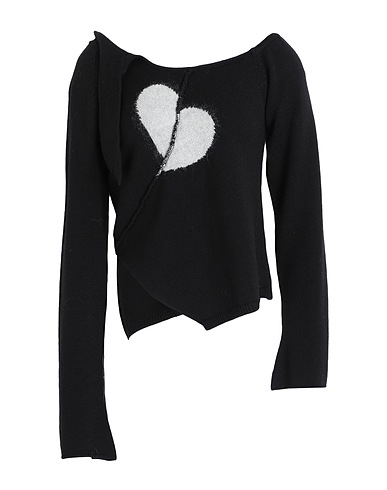MARCO RAMBALDI Pullover Nero 100% Lana Vergine