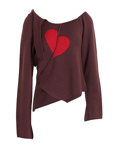 MARCO RAMBALDI Sweater Chocolate brown 100% Virgin Wool