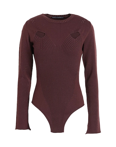 MARCO RAMBALDI Pullover Cioccolato 90% Lana Vergine, 9% Poliammide, 1% Elastan