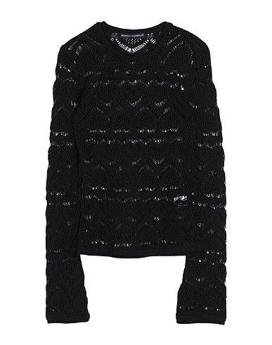 MARCO RAMBALDI Sweater Black 100% Virgin Wool