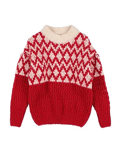 WEEKEND HOUSE KIDS Polo neck Red 55% Acrylic, 23% Wool, 22% Polyamide