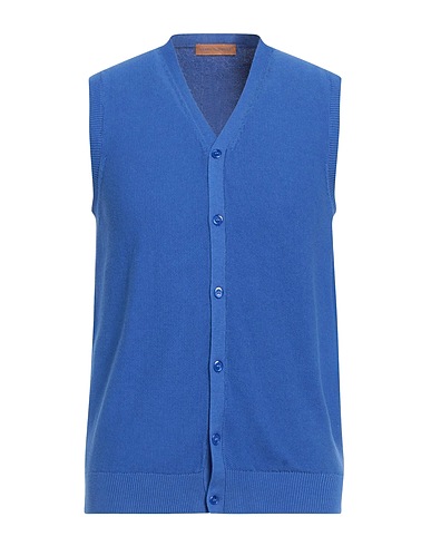 HENRY CLIFFORD Cardigan Bright blue 100% Cotton