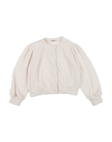 MEILISA BAI Cardigan Bianco 98% Poliestere, 2% Elastan