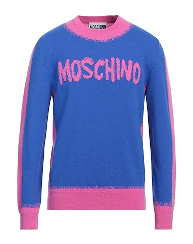 MOSCHINO Sweater Blue 90% Virgin Wool, 10% Cashmere