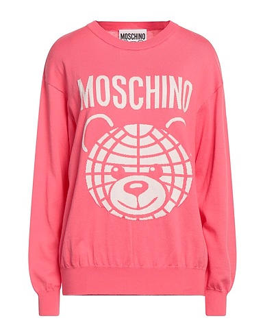 MOSCHINO Sweater COUTURE Pink 100% Cotton, Elastane