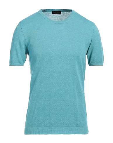 ROBERTO COLLINA Pullover Turchese 100% Lino