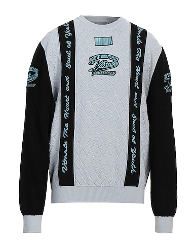 VTMNTS Sweater Sky blue 98% Merino Wool, 2% Polyamide