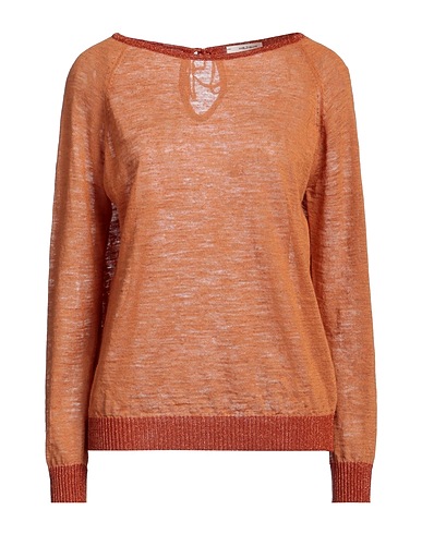 MALÌPARMI プルオーバー キャメル リネン 33% / ポリエステル 33% / レーヨン 28% / Lurex® 6%