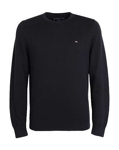 TOMMY HILFIGER Jumper Black 100% Cotton