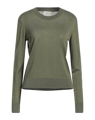 ALESSIA SANTI Pullover Verde militare 50% Lyocell, 30% Acrilico, 20% Cotone