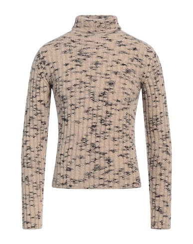RAF SIMONS Turtleneck Khaki 43% Mohair wool, 40% Wool, 17% Polyamide