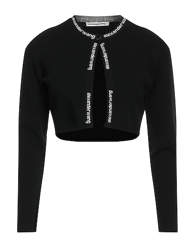 ALEXANDERWANG.T Cardigan Black 66% Viscose, 20% Nylon, 12% Polyester, 2% Elastane