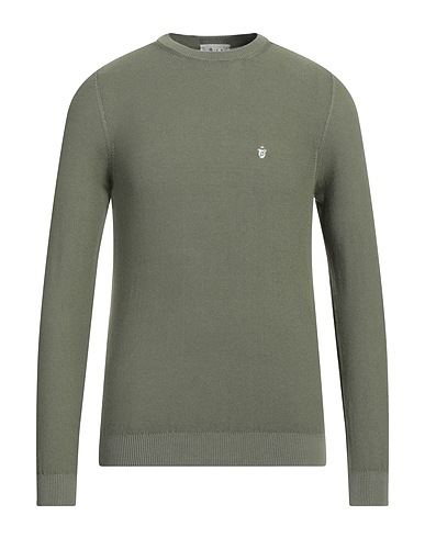 AVIGNON Pullover Verde militare 100% Cotone