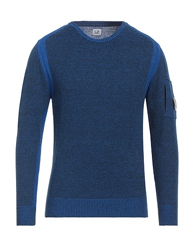 C.P. COMPANY Jumper Navy blue 50% Linen, 26% Cotton, 24% Polyamide