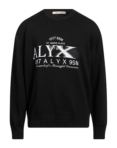 1017 ALYX 9SM Pullover Schwarz 100% Baumwolle