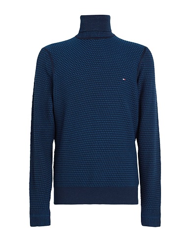 TOMMY HILFIGER Turtleneck Navy 100% Cotton