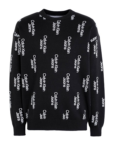CALVIN KLEIN JEANS Jumper Black 100% Cotton